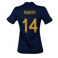 Francúzsko Adrien Rabiot #14 Domáci Ženy futbalový dres MS 2022 Krátky Rukáv